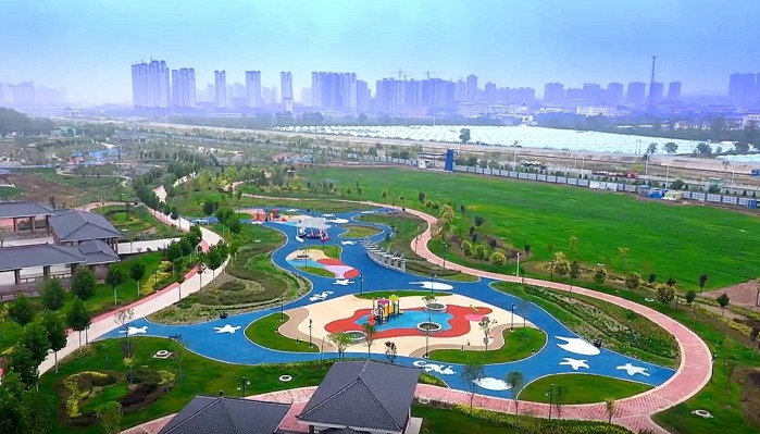 平?jīng)鍪旋堧[濕地工程建設(shè)項(xiàng)目獲綠色建造施工水平二星評價